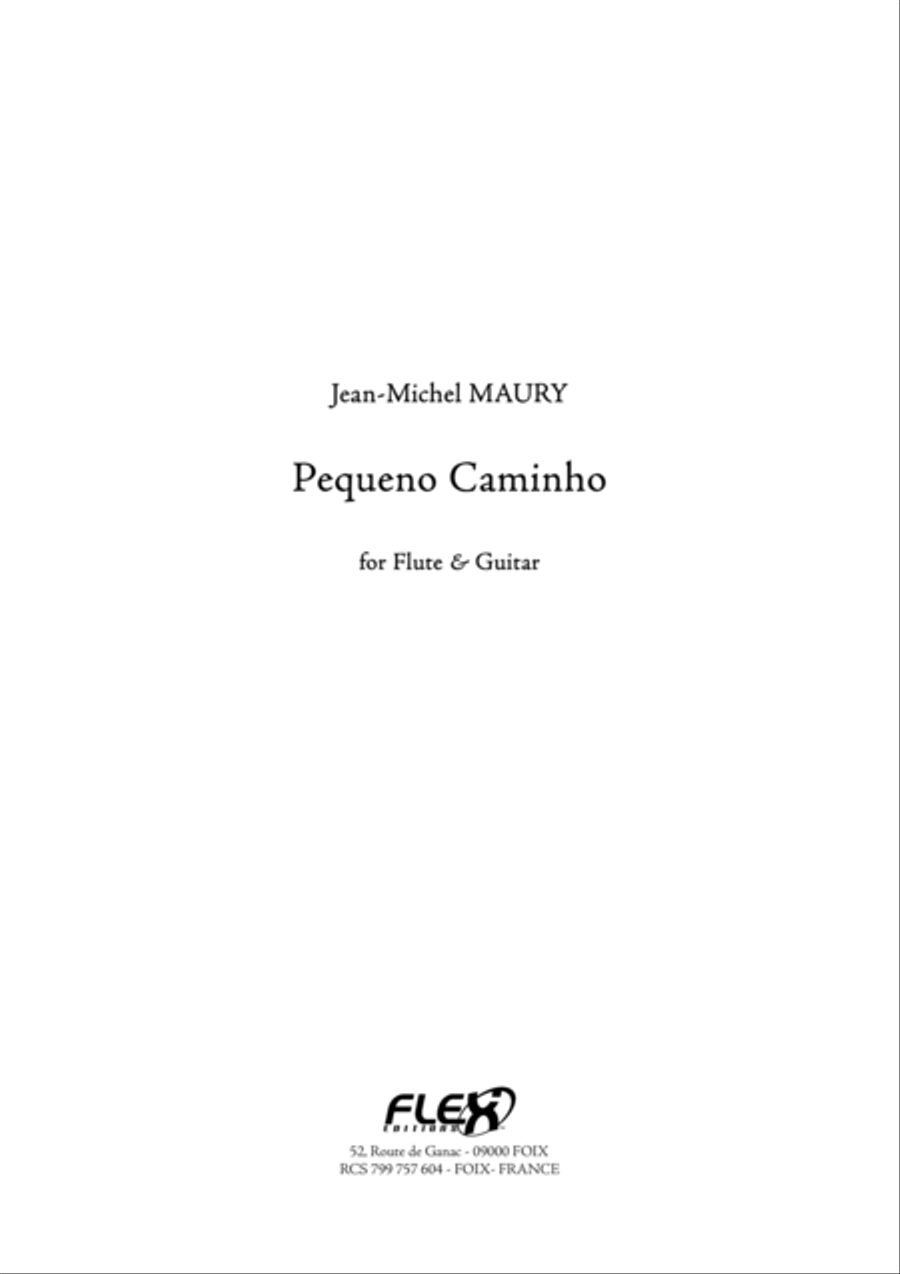 Pequeno Caminho Flute scores gallery preview page 1