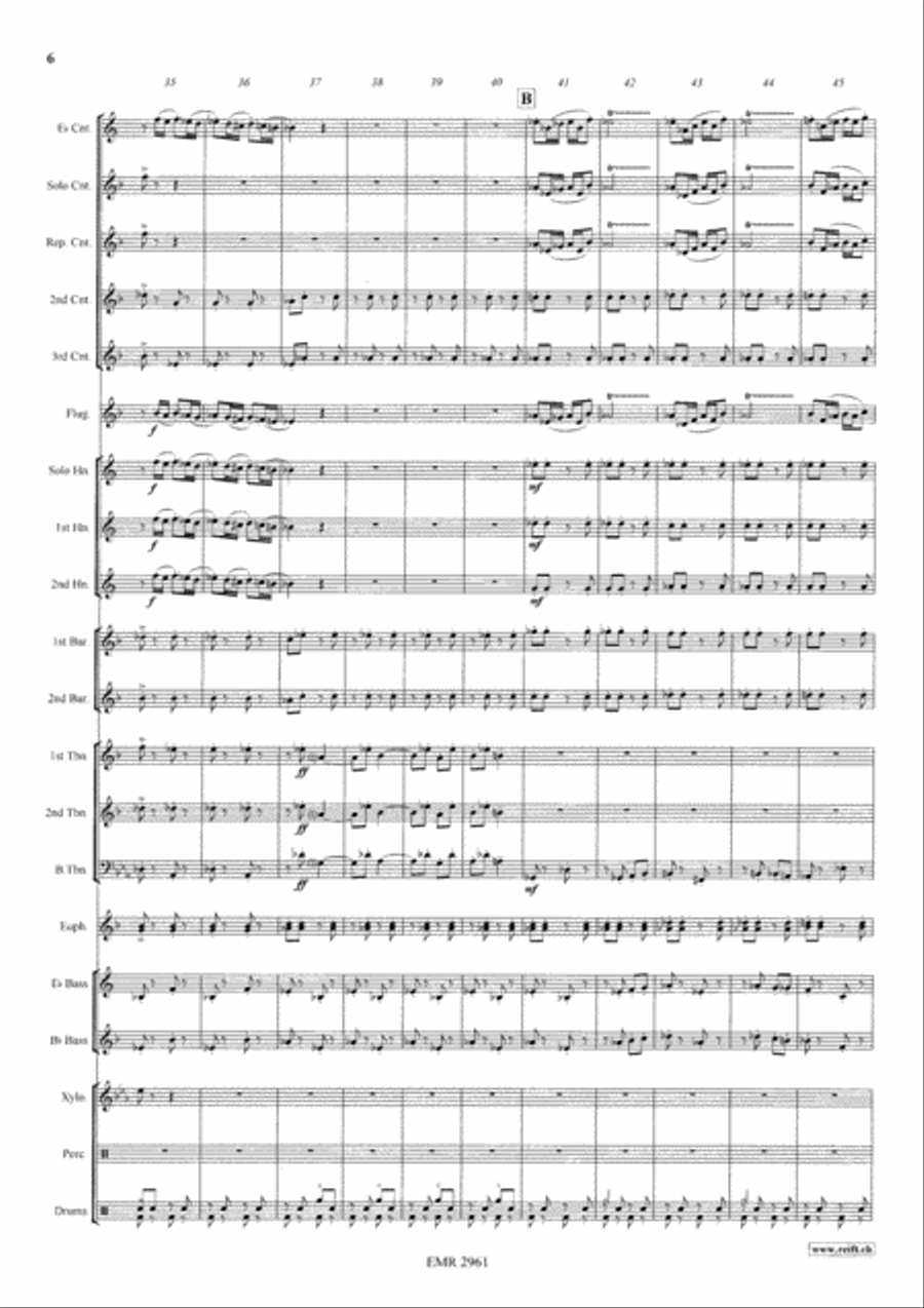 The Clowns The Clowns Brass Band scores gallery preview page 7