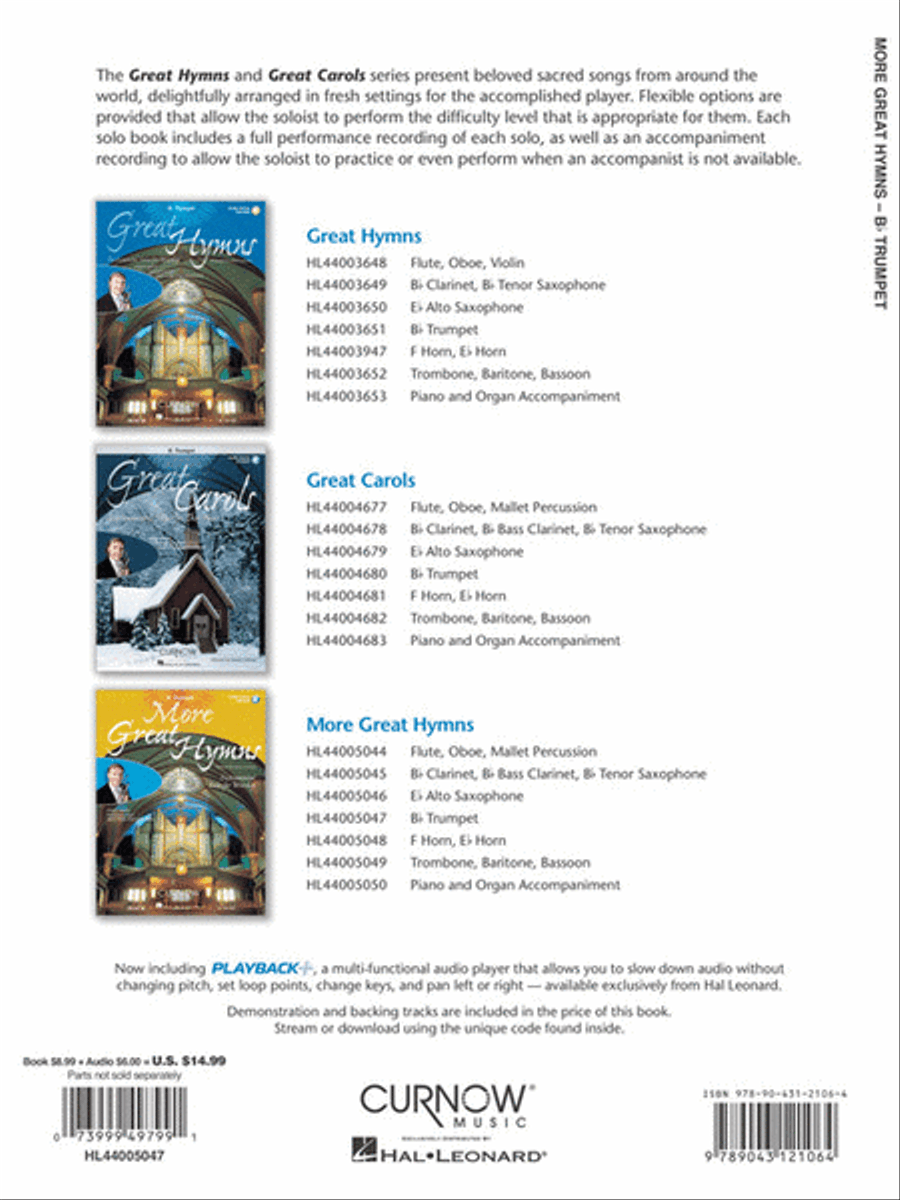 More Great Hymns B-Flat Trumpet scores gallery preview page 7