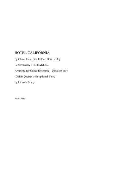 Hotel California image number null