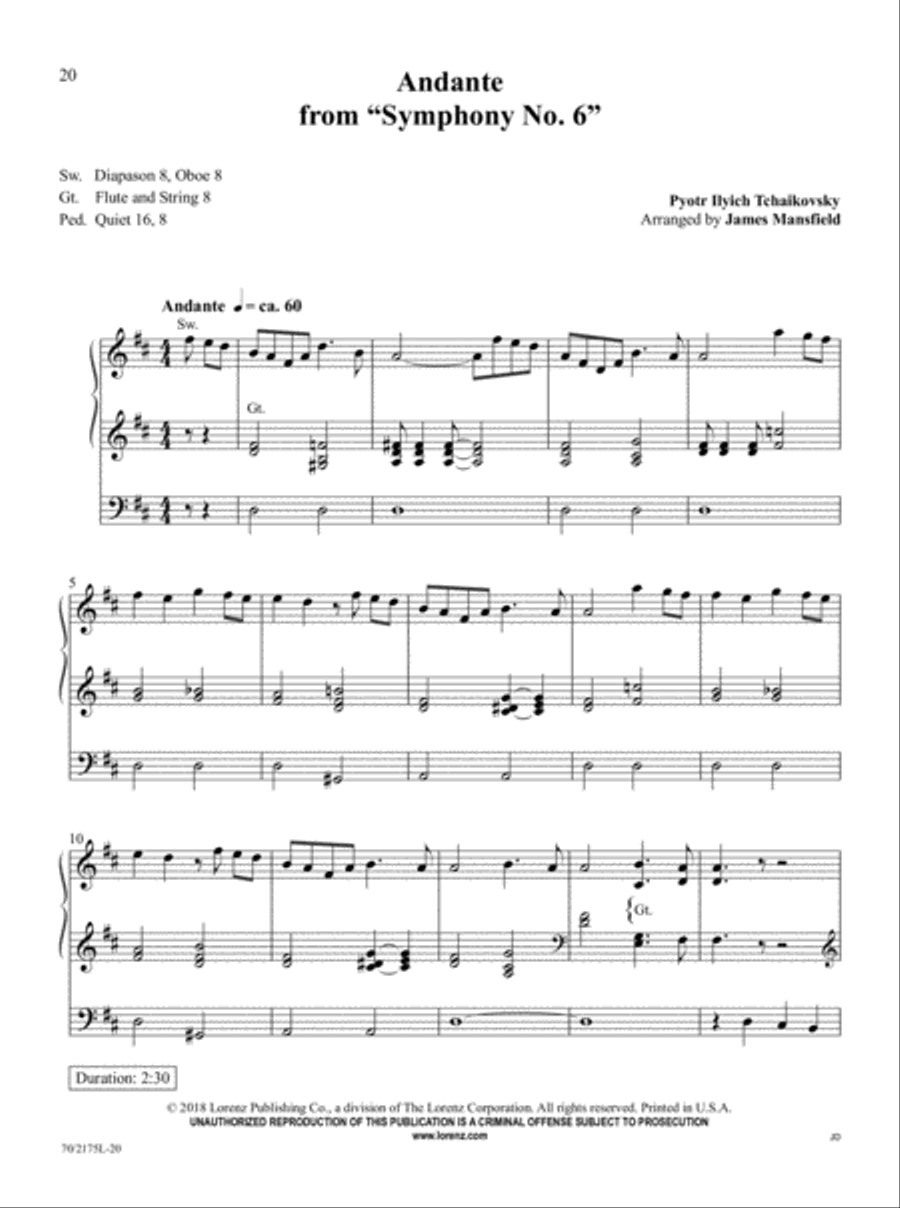 The Sacred Organ Library, Vol. 5 Organ Solo scores gallery preview page 11