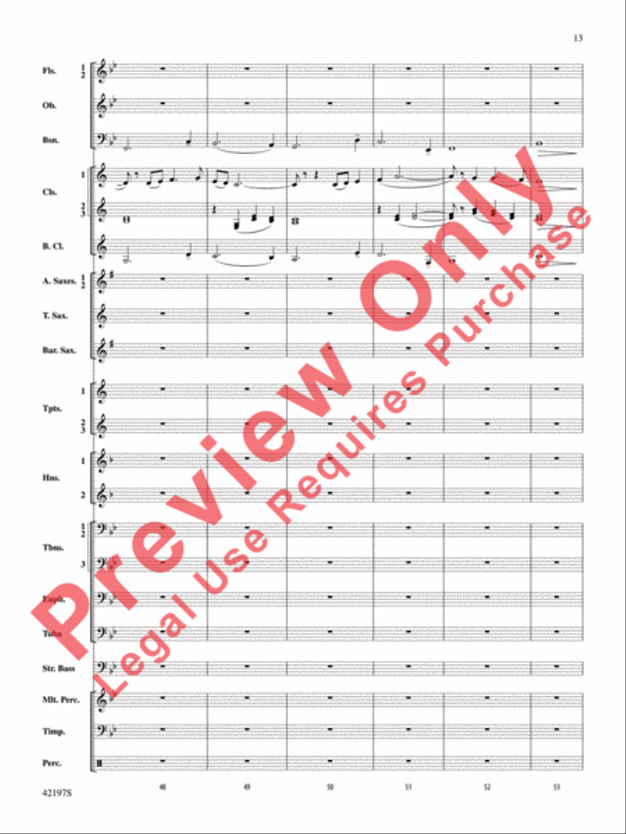 Carrickfergus Carrickfergus Concert Band scores gallery preview page 14