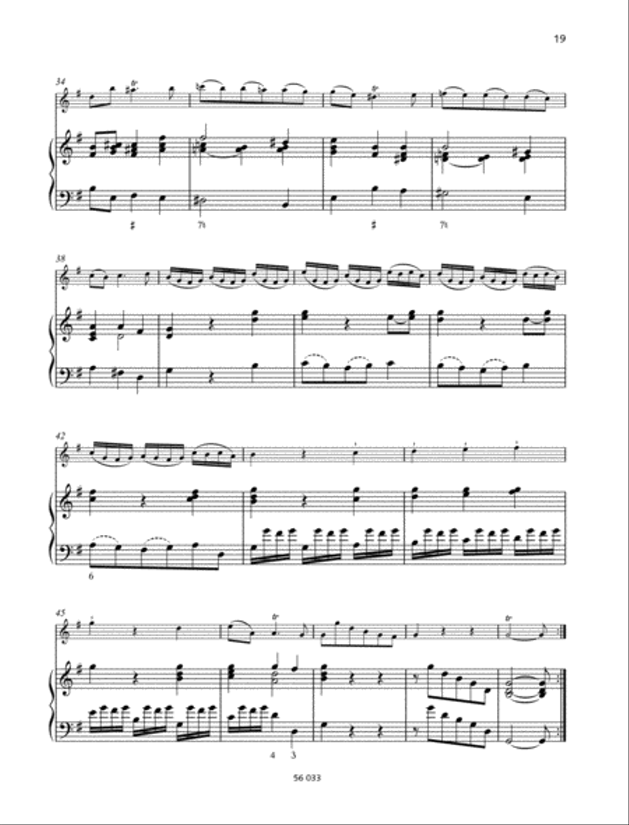 Divertimento G major Alto Recorder scores gallery preview page 4