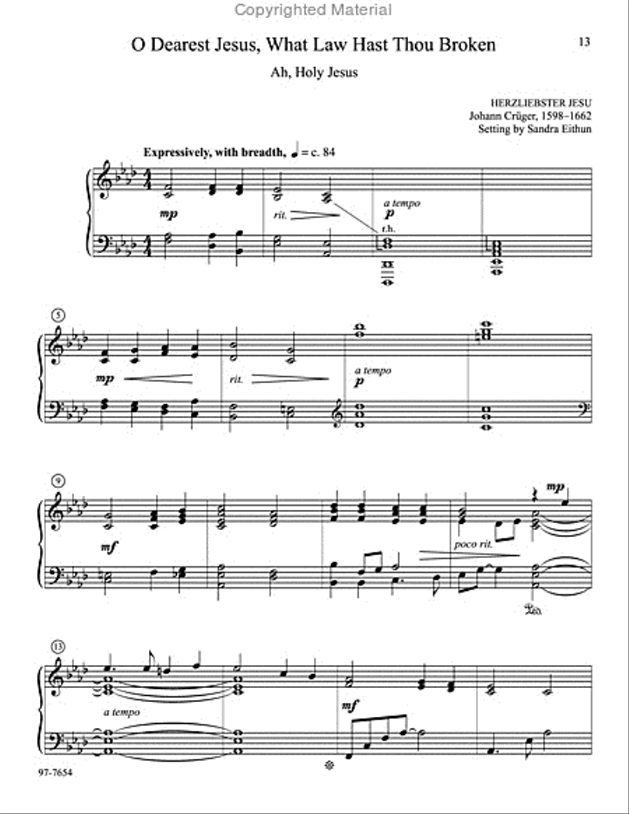 Go to Dark Gethsemane: Piano Music for Lent and Holy Week Piano Solo scores gallery preview page 5