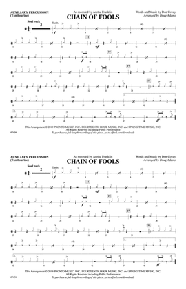 Chain of Fools: Auxiliary Percussion