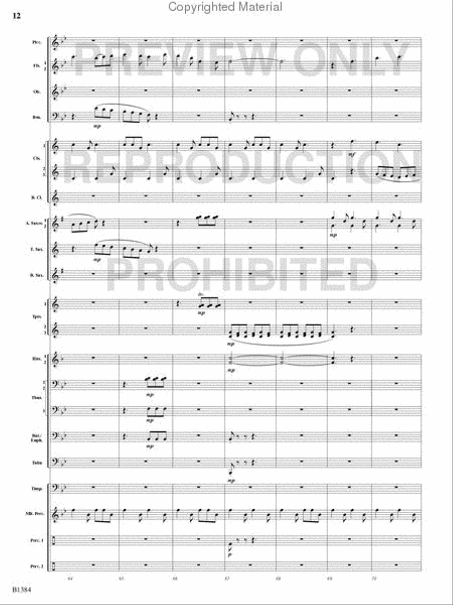 Summer Resounding! Concert Band scores gallery preview page 11