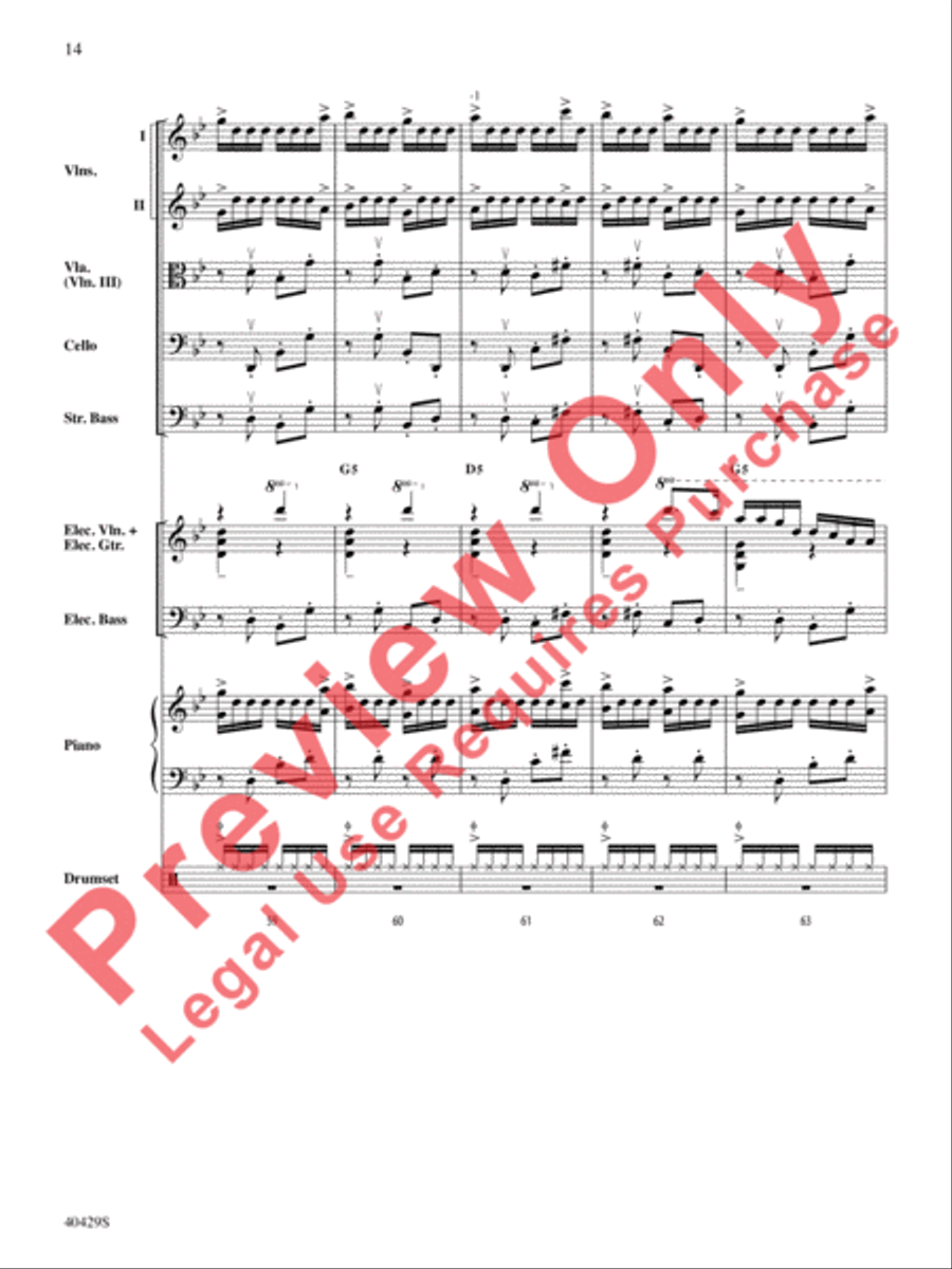 Wish Liszt Wish Liszt String Orchestra scores gallery preview page 15
