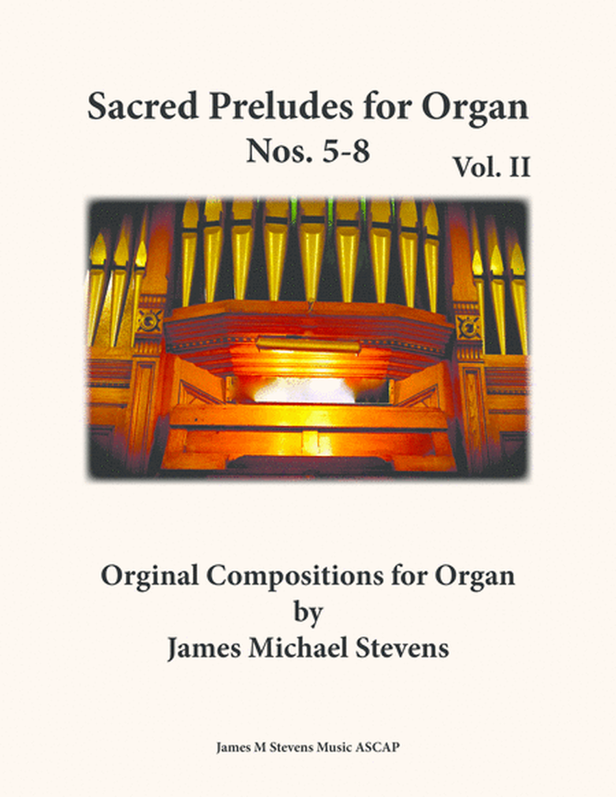 Sacred Preludes for Organ, Nos. 5-8, Vol. II image number null