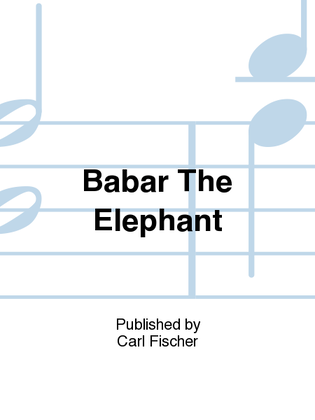 Book cover for Babar the Elephant