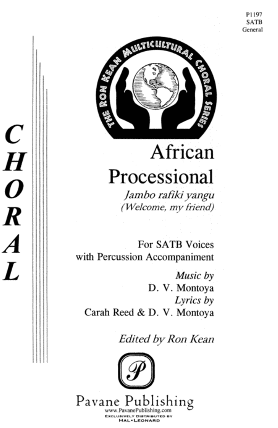 African Processional 4-Part scores gallery preview page 1