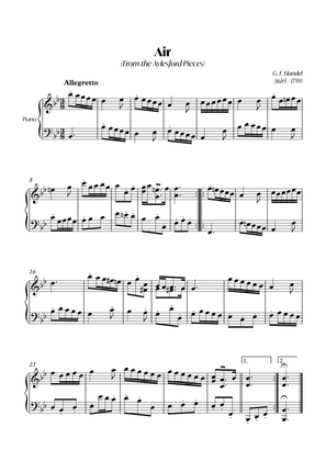 Book cover for Air (Handel) - Piano solo intermediate