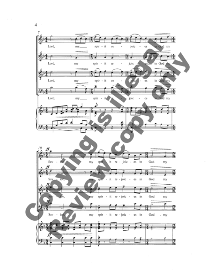 Magnificat 4-Part scores gallery preview page 24