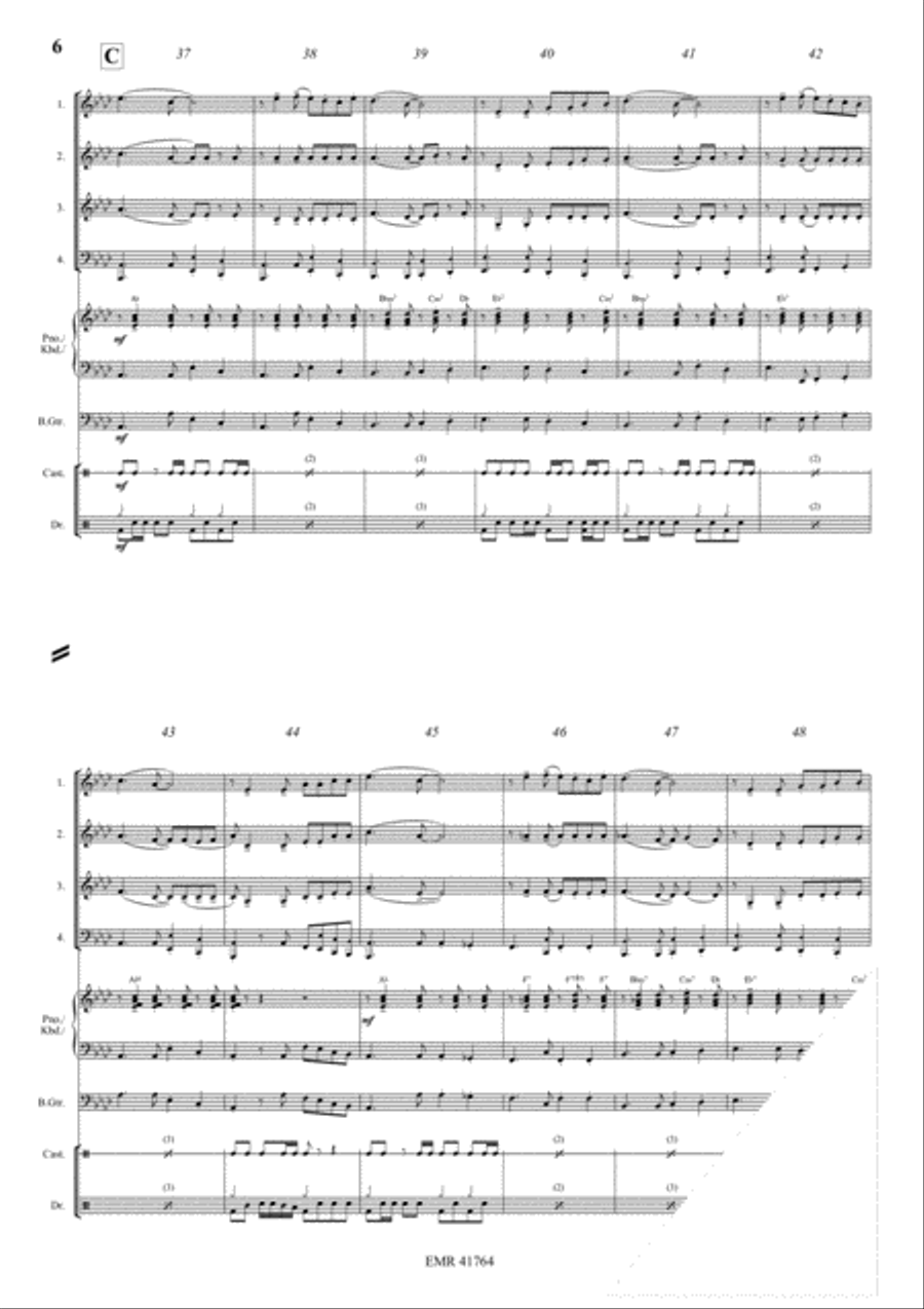 La Cucaracha Bass Guitar scores gallery preview page 6