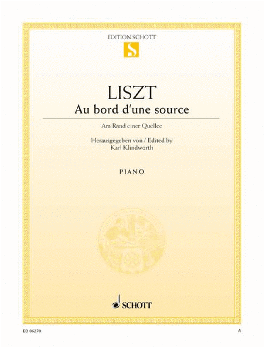 Au bord d'une source Piano Solo scores gallery preview page 1