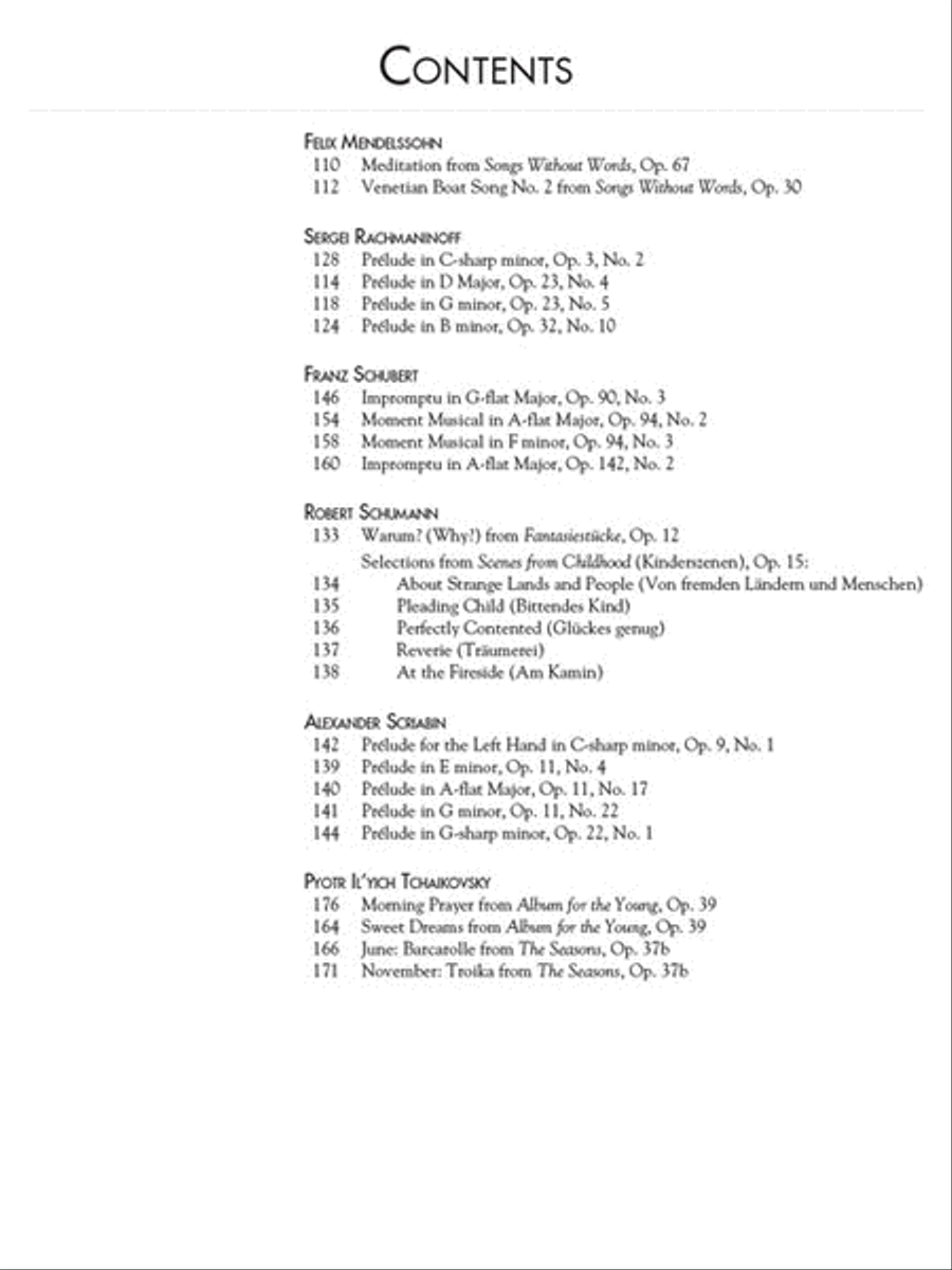 The Romantic Era Piano Album Piano Solo scores gallery preview page 3