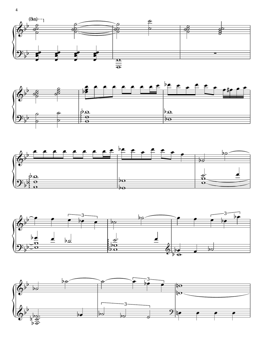 To Boldly Go To Boldly Go Piano Solo scores gallery preview page 4