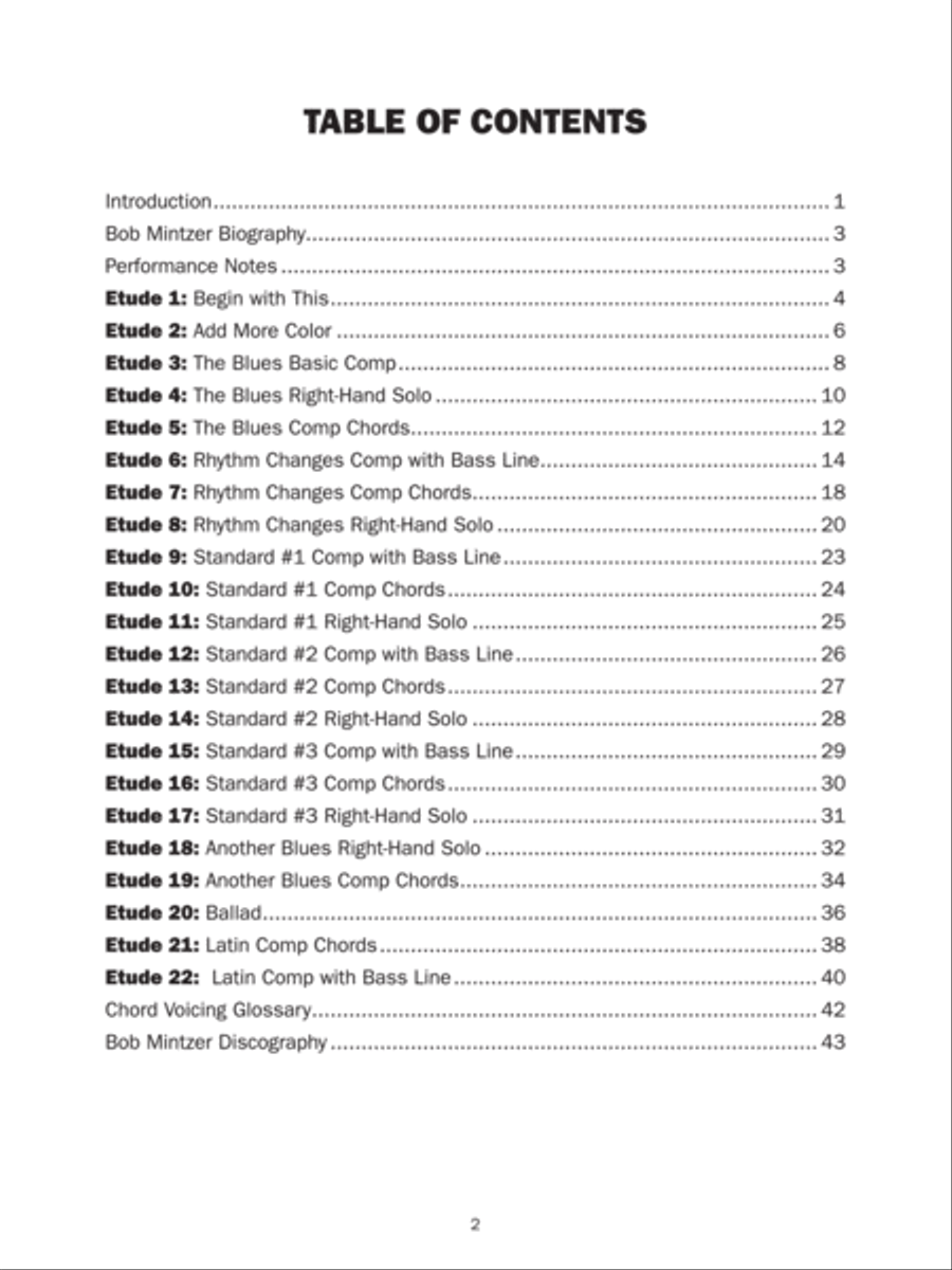 Playing Jazz Piano Piano Method scores gallery preview page 2