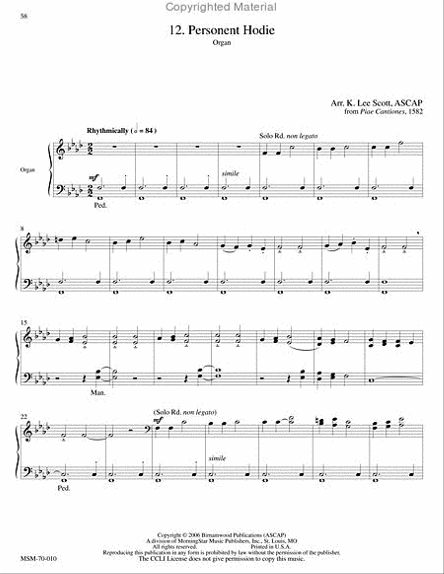 Sing the Songs of Bethlehem (Preview Pak: Score & CD)