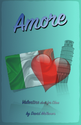 Book cover for Amore, (Italian for Love), Oboe Duet