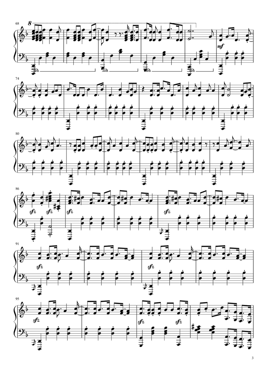 Lose Yourself Easy Piano scores gallery preview page 3