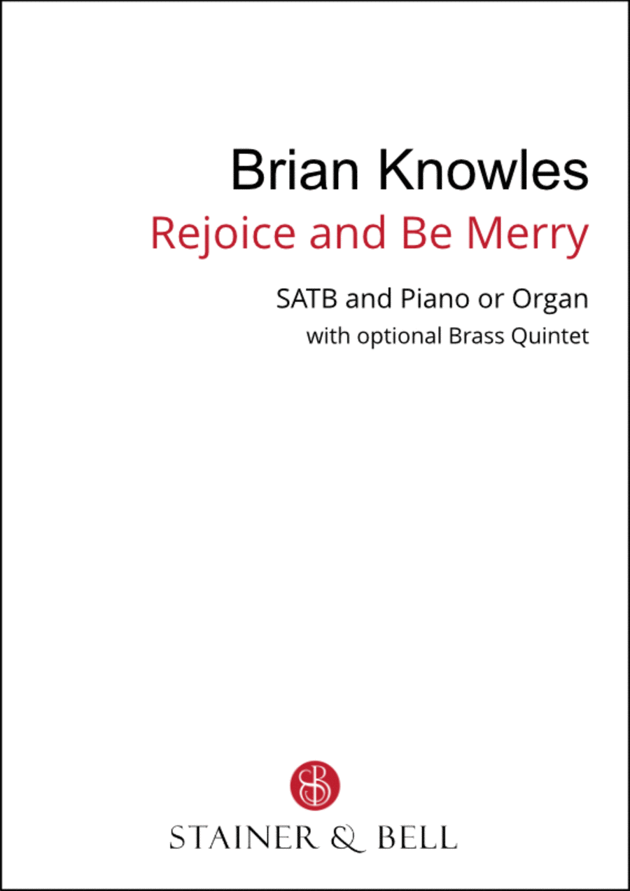 Rejoice and Be Merry. SATB & Pf