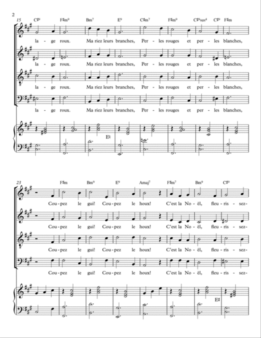NOËL 4-Part scores gallery preview page 2