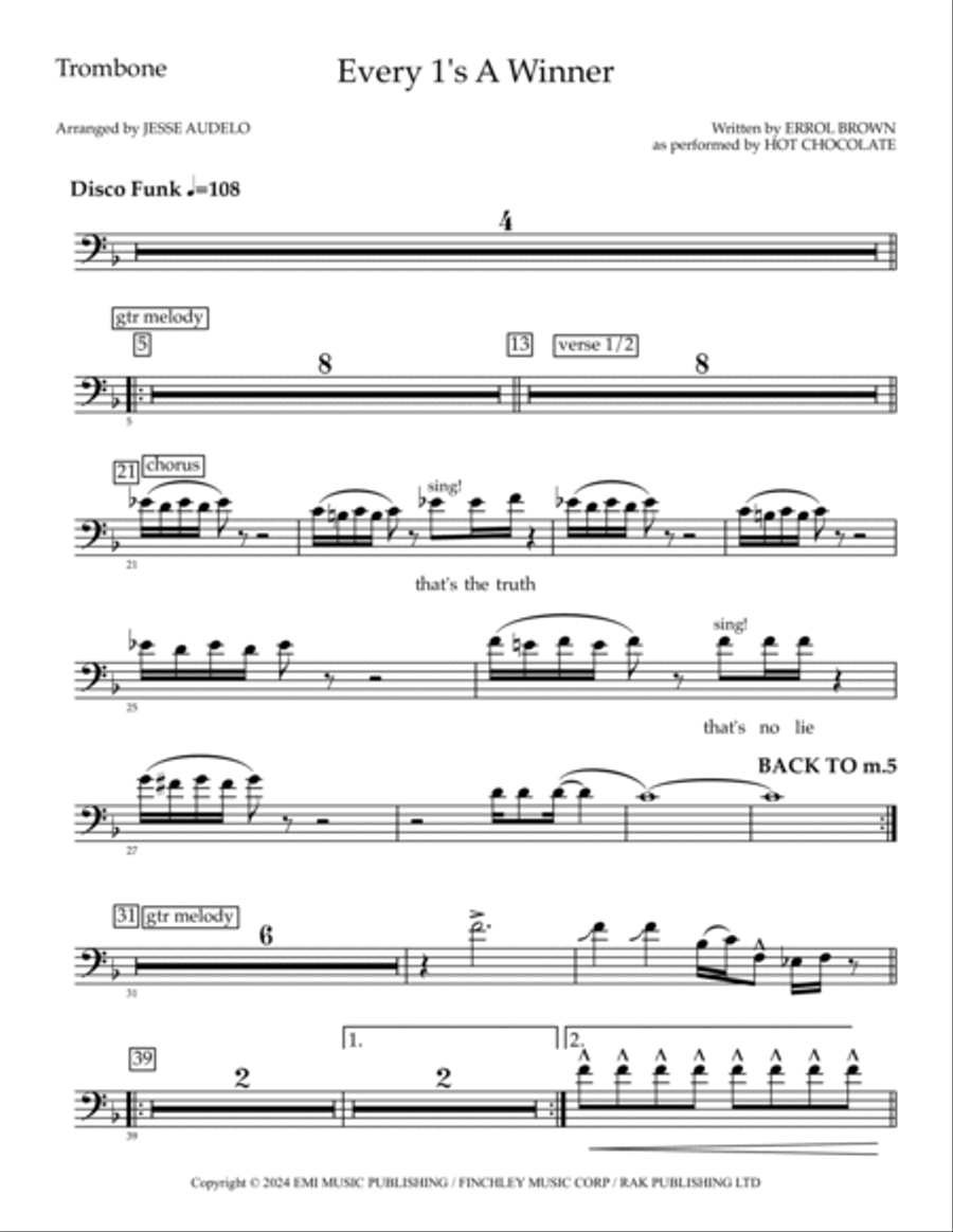 Every 1's A Winner Jazz Ensemble scores gallery preview page 5