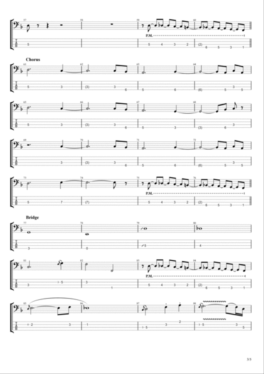You Don't Know Me Guitar Tablature scores gallery preview page 3