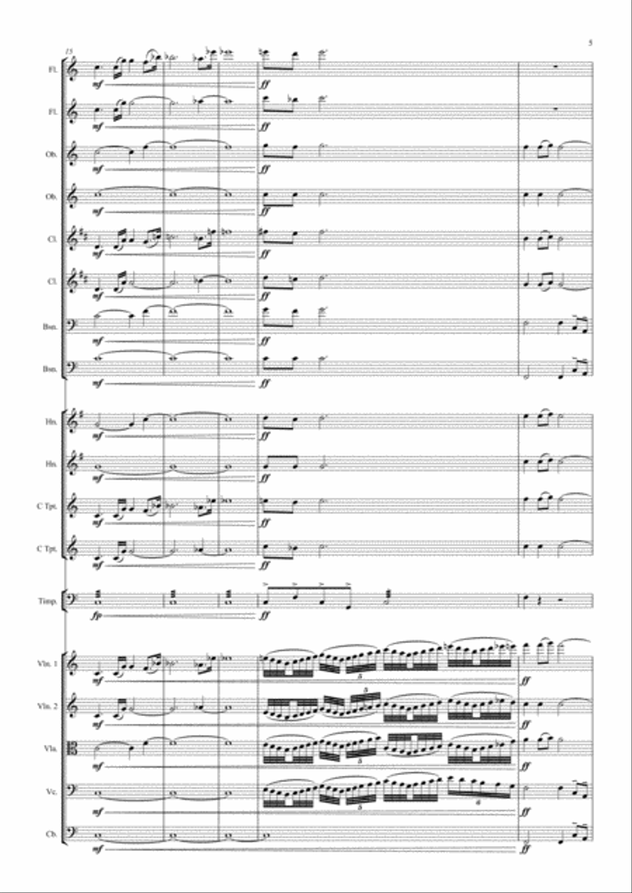 Moonrise Chamber Orchestra scores gallery preview page 5