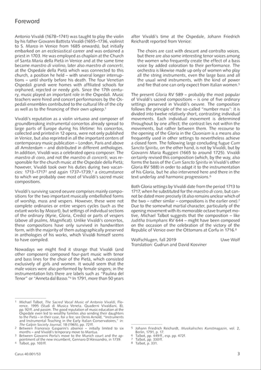 Vivaldi: Gloria in D. Revised edition SSA scores gallery preview page 6