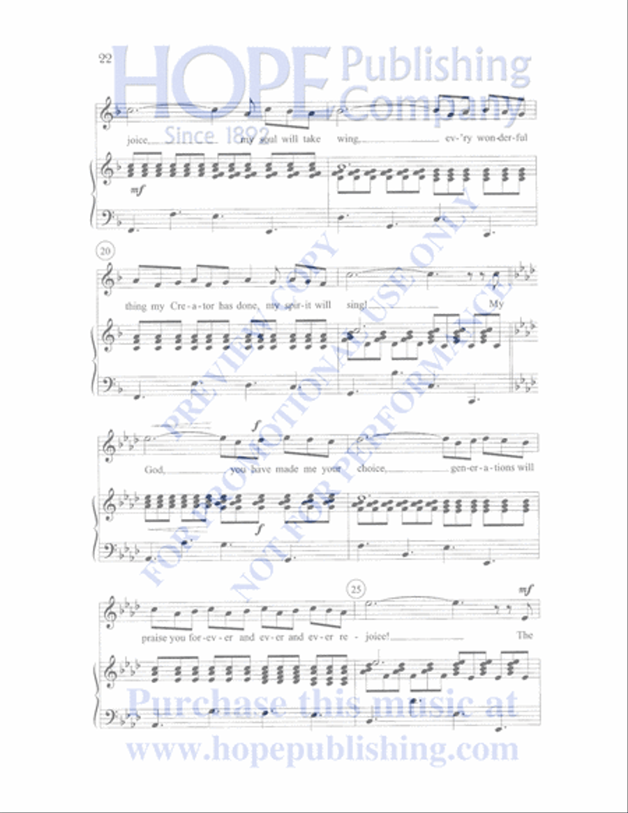 By Heaven's Light Choir scores gallery preview page 23