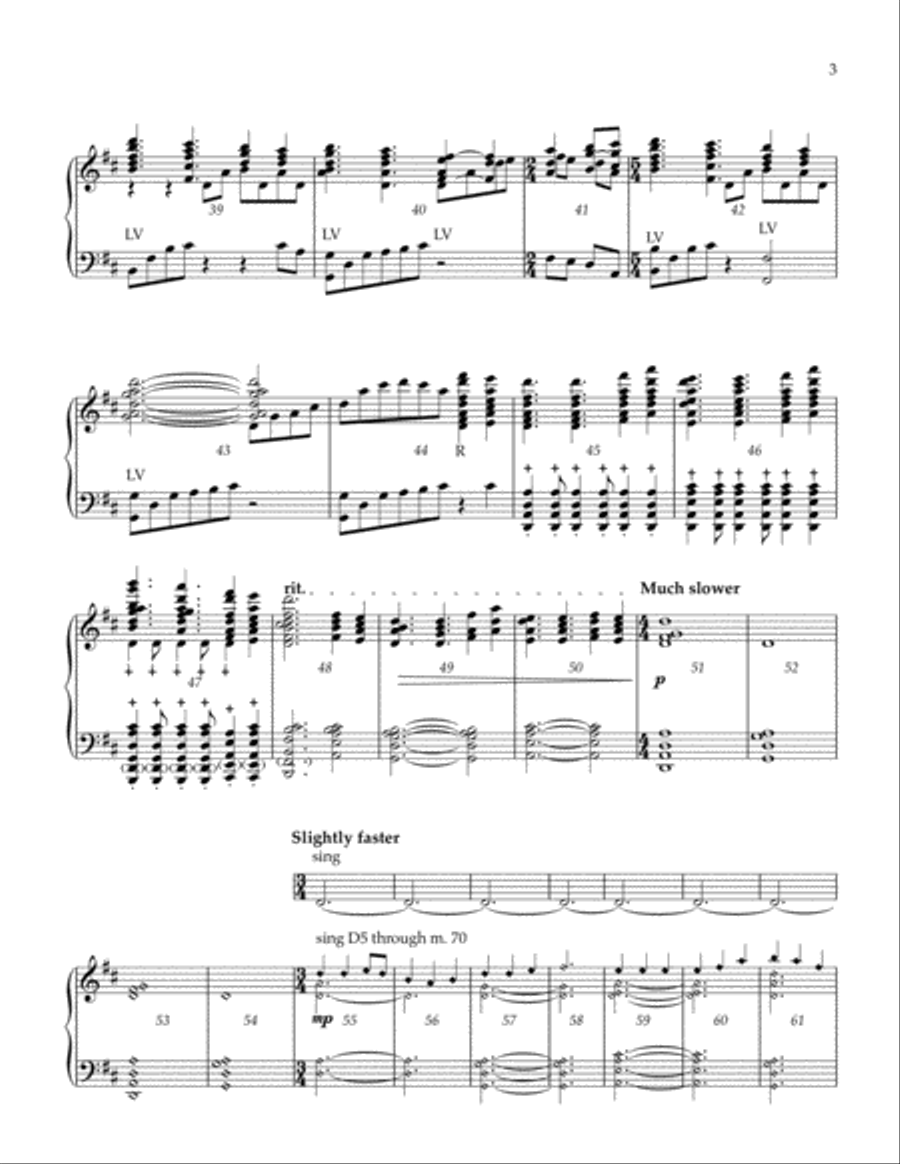 Come Thou Fount Of Every Blessing Handbell Choir scores gallery preview page 3