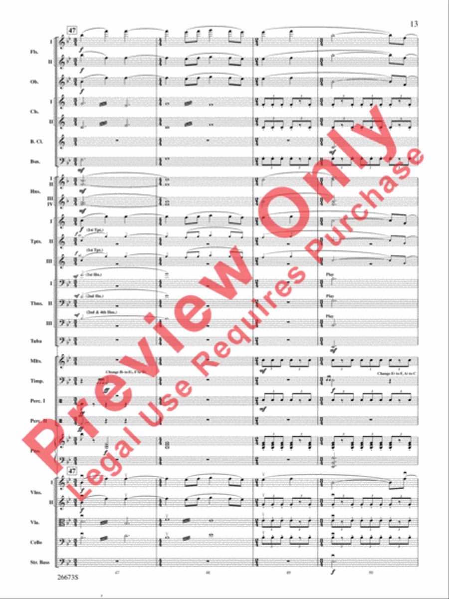 Superman Returns, Concert Selections from Full Orchestra scores gallery preview page 14