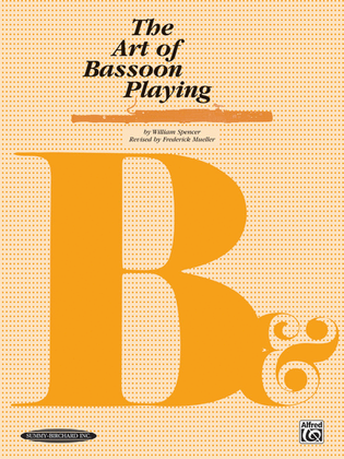 Book cover for The Art of Bassoon Playing