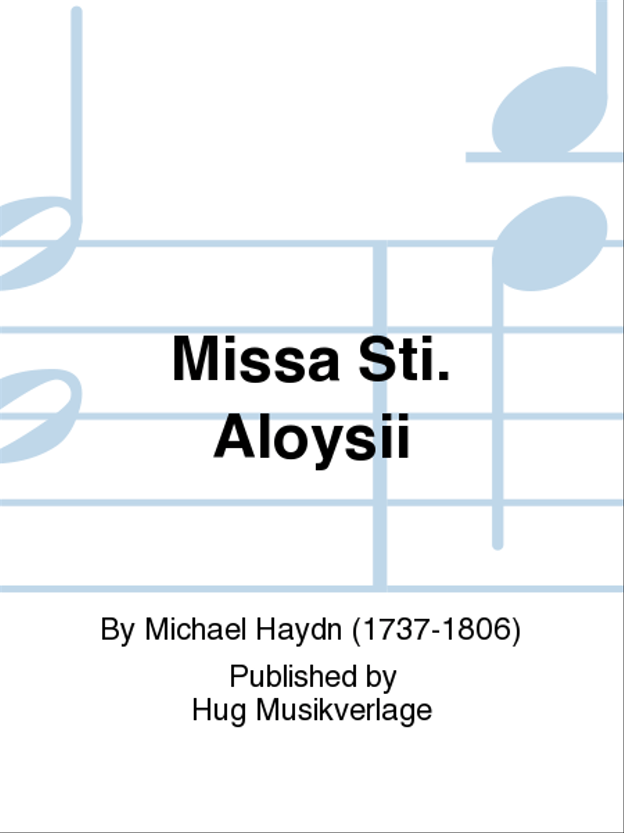 Missa Sti. Aloysii Women's Choir scores gallery preview page 1