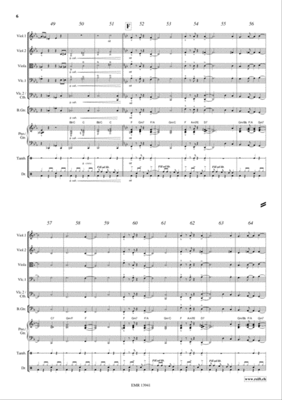 O Christmas Tree String Quintet scores gallery preview page 7