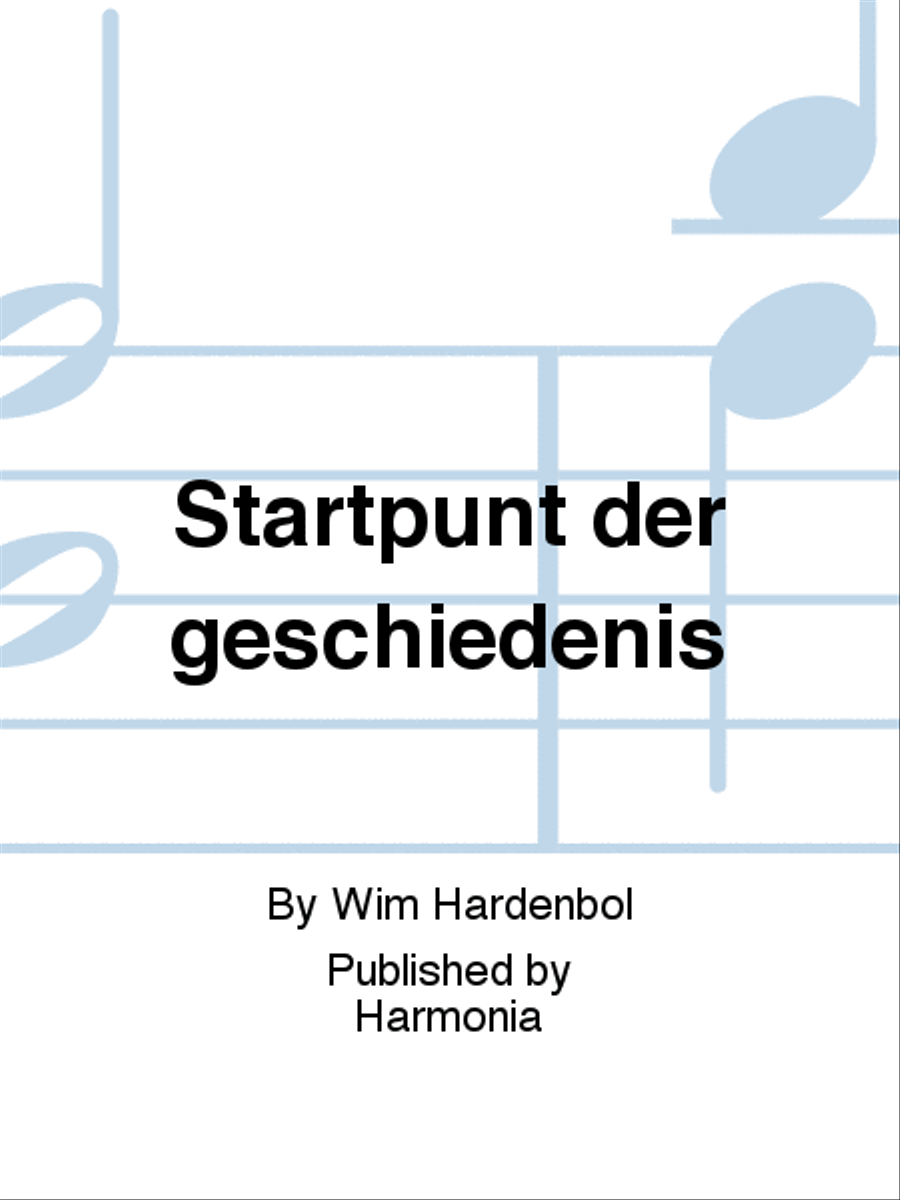 Startpunt der geschiedenis