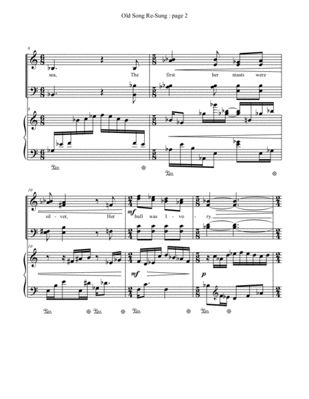 5. Old Song Re-Sung (All Heaven and it was One Hour Old) : SATB Choir & Piano image number null
