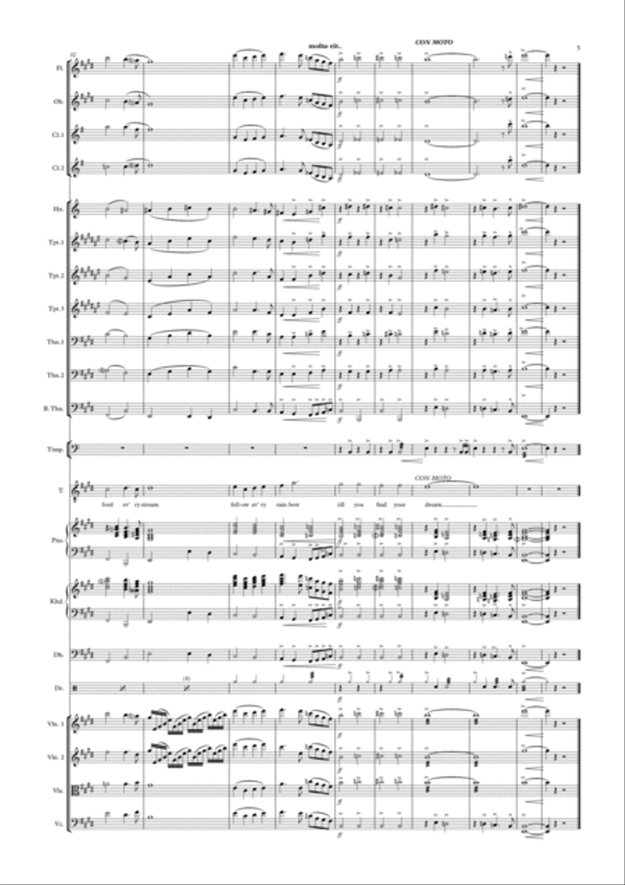 Climb Ev'ry Mountain Clarinet scores gallery preview page 5