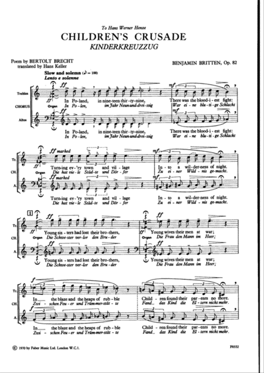 Children's Crusade Children's Crusade Choir scores gallery preview page 2