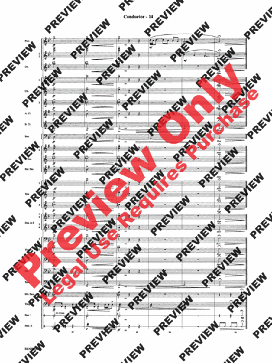 Twas in the Moon of Wintertime Concert Band scores gallery preview page 16