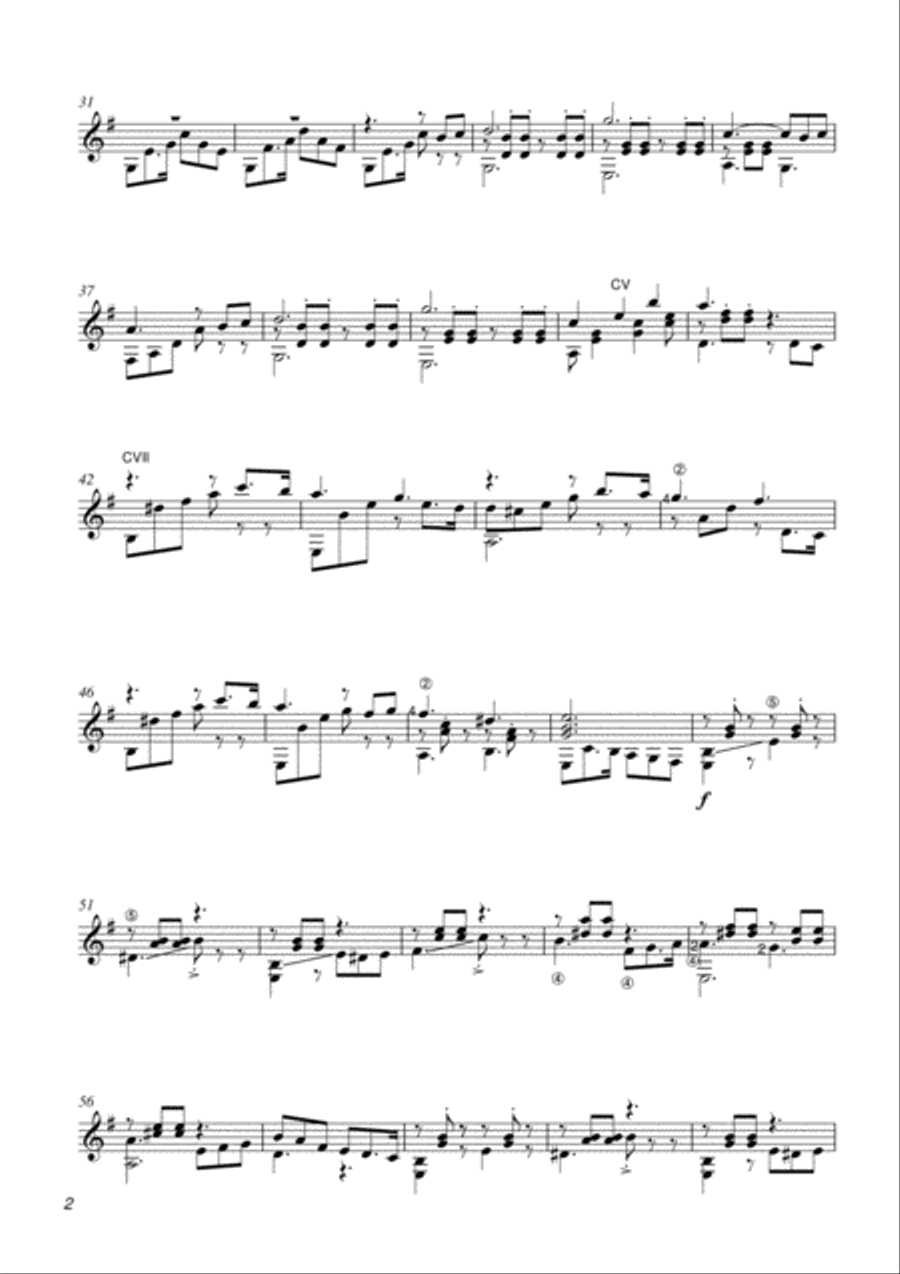 Three English Country Scenes Electric Guitar scores gallery preview page 2