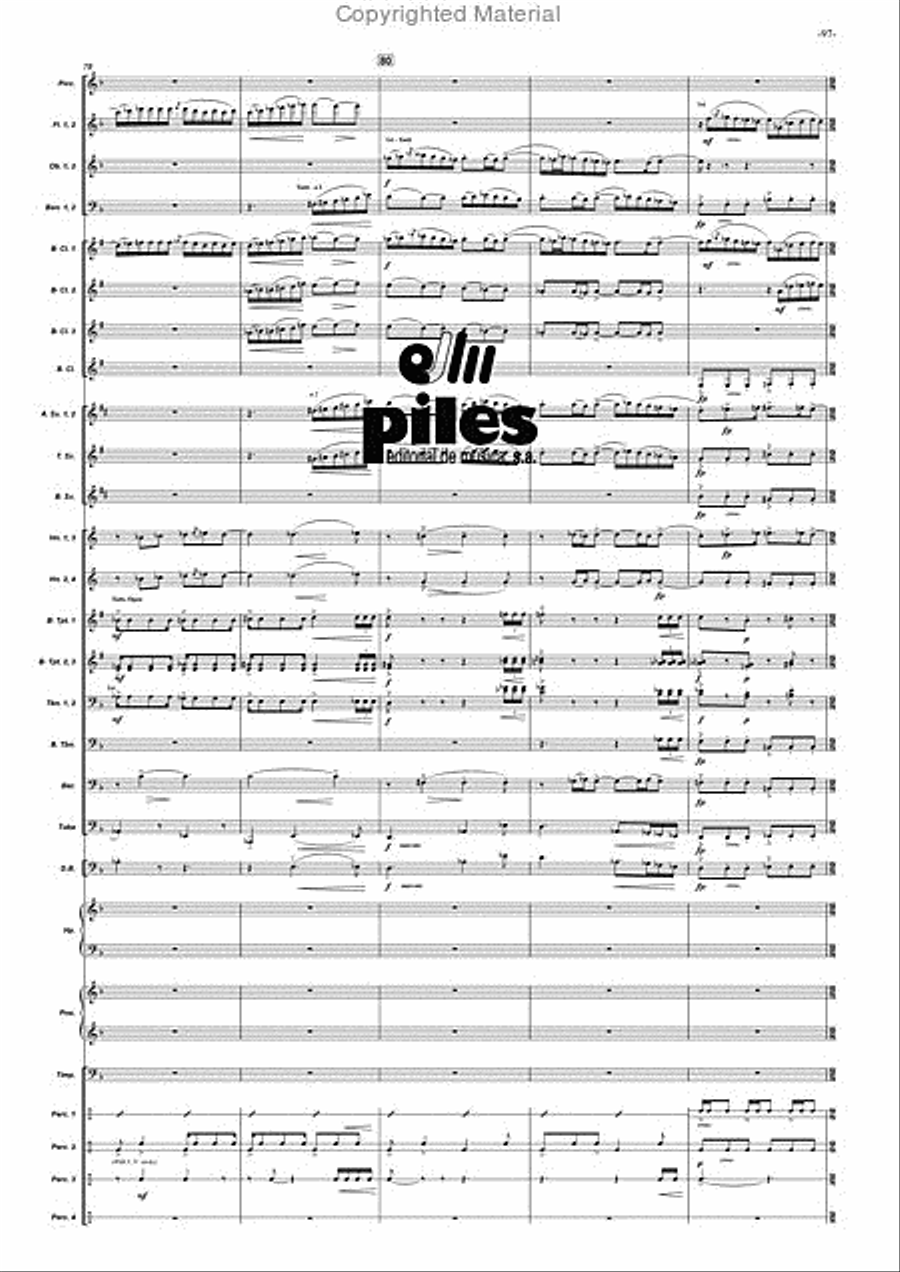 Duende Duende Concert Band scores gallery preview page 98