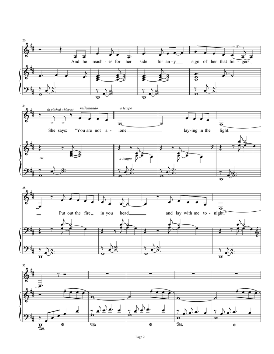 Not Alone Voice scores gallery preview page 2