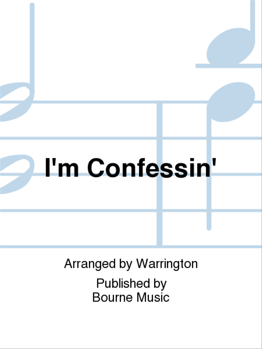I'm Confessin' I'm Confessin' Jazz Ensemble scores gallery preview page 1