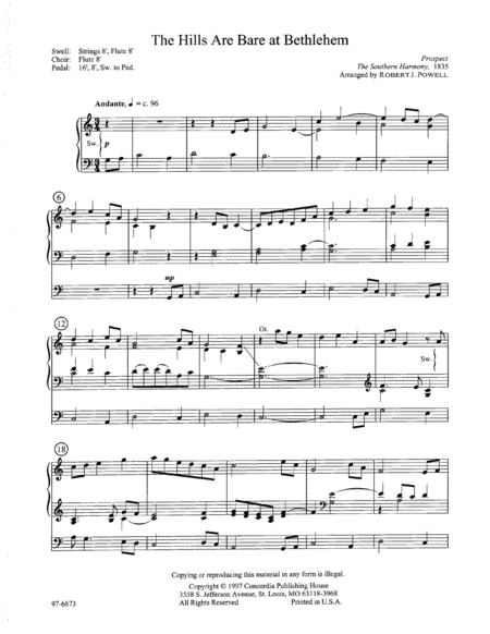 Early American Hymn Tune Preludes, Set 1 image number null