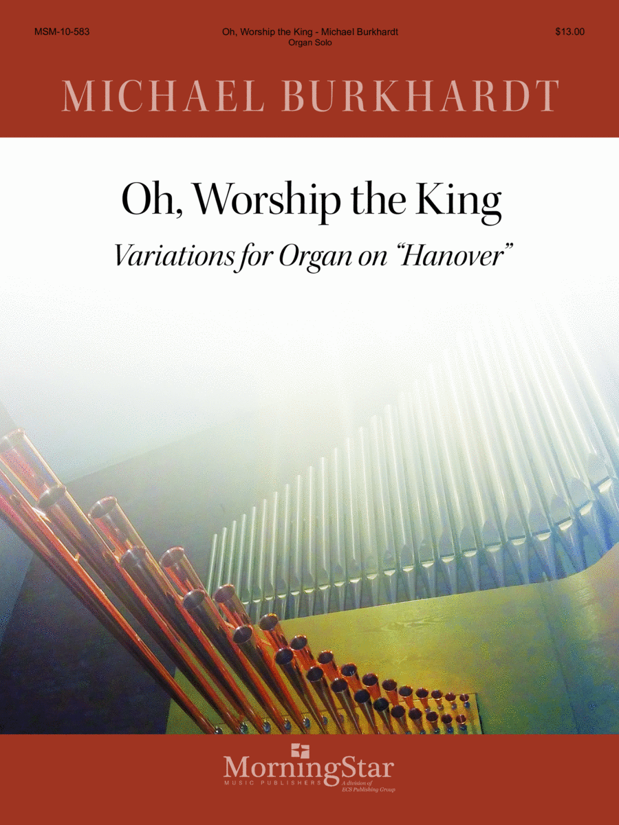 Oh, Worship the King Variations for Organ on Hanover Organ scores gallery preview page 1