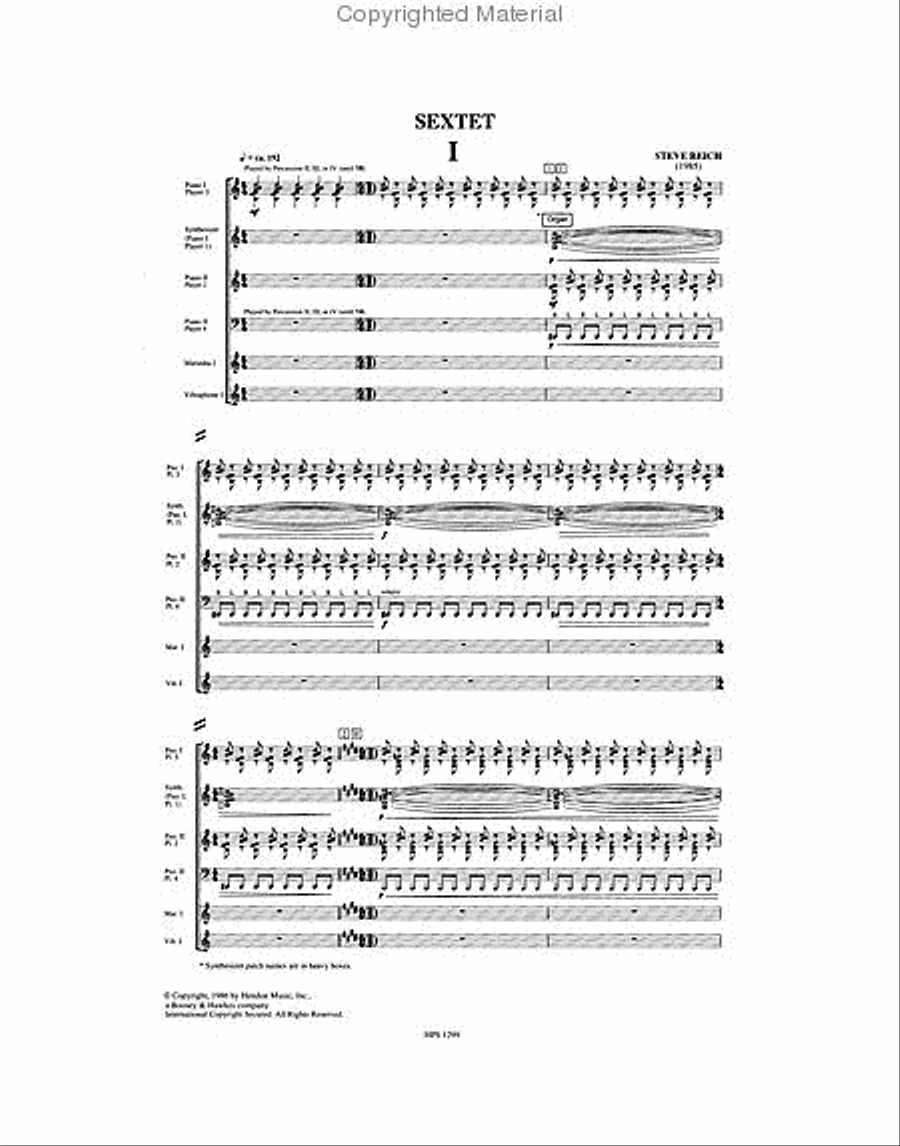Sextet Piano scores gallery preview page 2