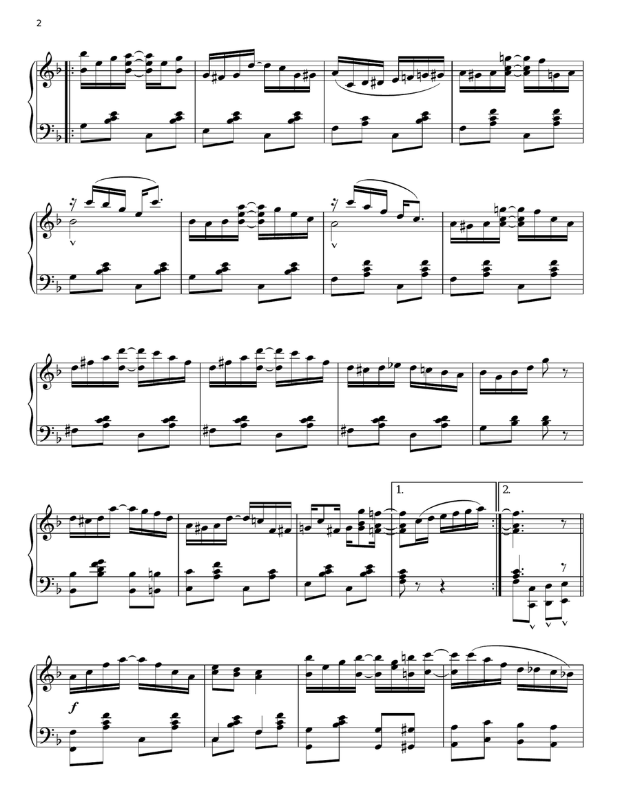 Something Doing Piano Solo scores gallery preview page 2