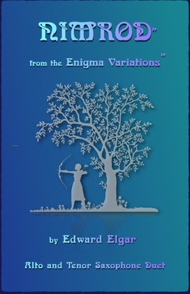 Book cover for Nimrod, from the Enigma Variations by Elgar, Alto and Tenor Saxophone Duet